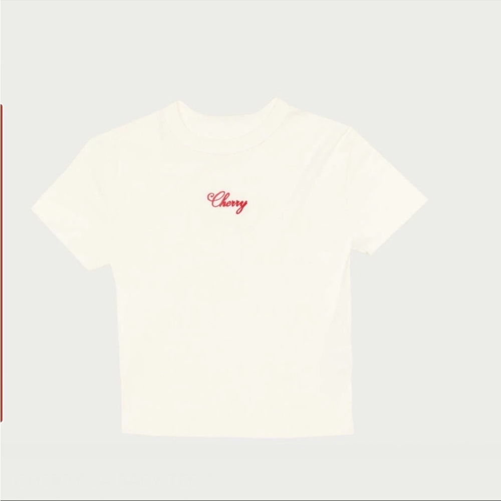 Cherry LA baby tee  size S